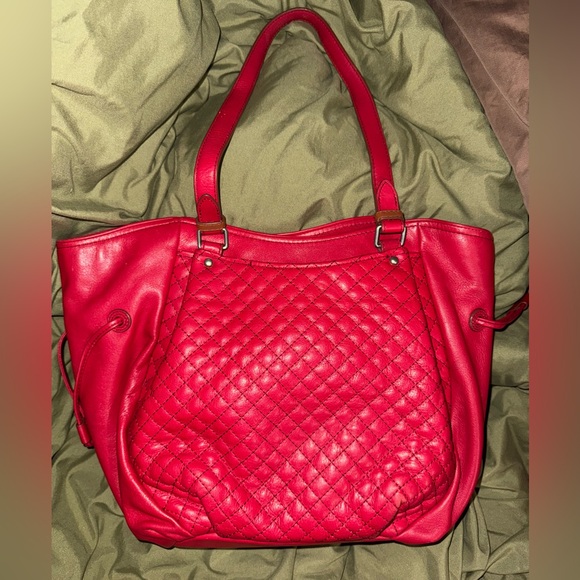 Red Vera Bradley Quilted Purse and Wallet Combo - Picture 1 of 8